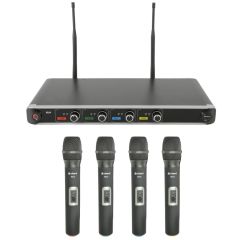 Chord NU4 Quad UHF Wireless Microphone System
